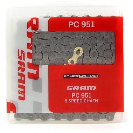 Řetěz SRAM PC 951 114 článků, PowerLink Gold 9rychl., 1 ks