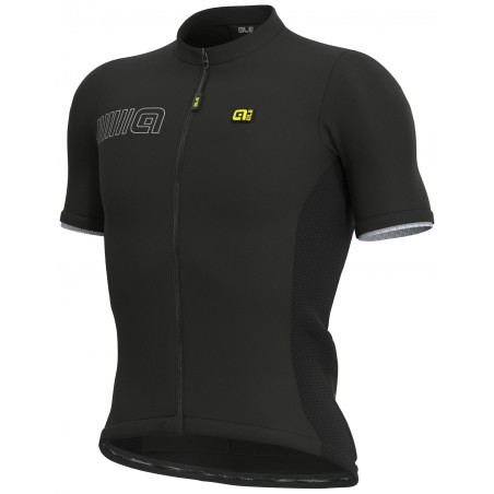Letní cyklistický dres ALÉ SOLID COLOR BLOCK černý