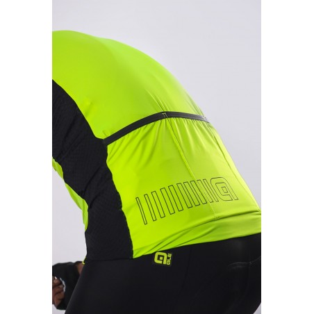 Letní cyklistický dres ALÉ SOLID COLOR BLOCK žlutý