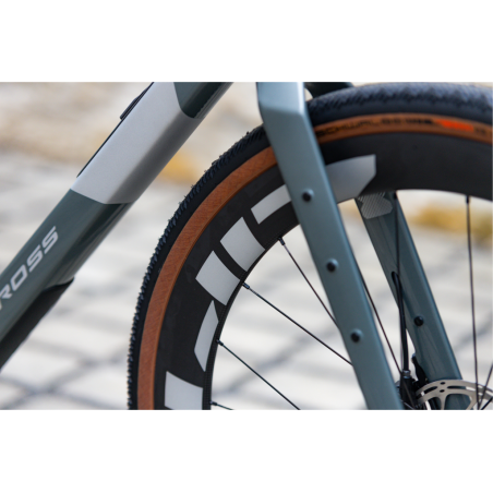 Gravel kolo Kross ESKER ADV 3.0 - zeleno-šedá/stříbrná