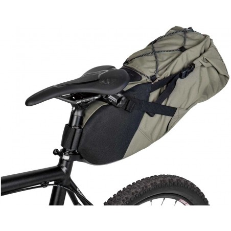 TOPEAK bikepacking BACKLOADER, rolovací brašna na sedlovku 15l zelená