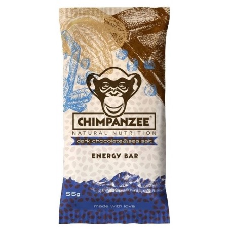 CHIMPANZEE ENERGY BAR Dark Chocolate & Sea Salt 55g