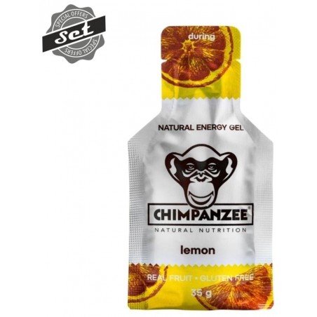 CHIMPANZEE ENERGY GEL Lemon 35g, CZ-BIO-002 - SET 4+1 (5x35g)