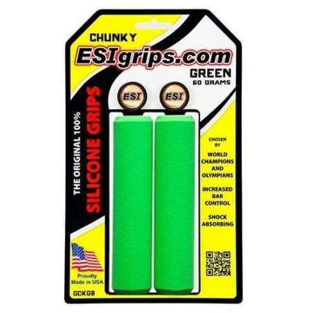 Gripy ESI Grips Chunky CLASSIC Zelené