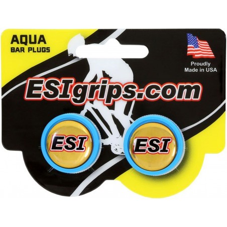 Záslepky - Koncovky řídítek ESI Grips Aqua