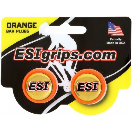 Záslepky - Koncovky řídítek ESI Grips Oranžová