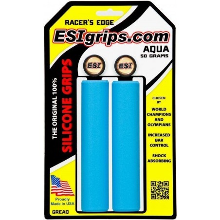 Gripy ESI Grips Racer's Edge Aqua