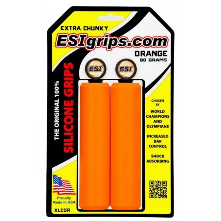Gripy ESI Grips Chunky EXTRA Oranžové
