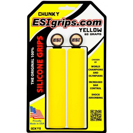 Gripy ESI Grips Chunky CLASSIC Žluté