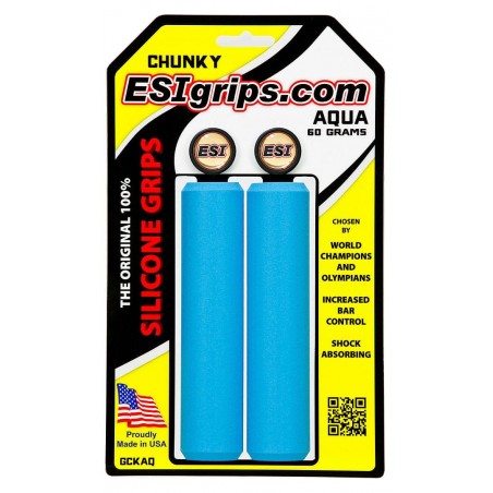 Gripy ESI Grips Chunky CLASSIC Aqua